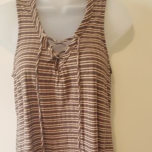 Cute lace up summer top